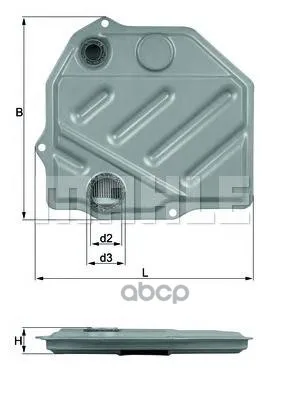 Hx46_фильтр Акпп! Mb W123/W124/W126/W140/W201/W202/W210 80 Mahle/Knecht Hx46 Mahle/Knecht арт. HX46