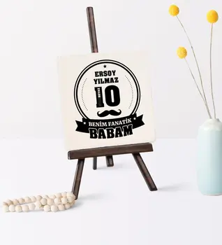 

Father's Day Custom My Fanatic Dad Şovaleli Natural Stone-4
