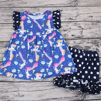 

Children Wears Girls Clothing Sets Kids Rainbow Print Top Dress And Pant Fashion Cute 2 Pcs Casual Sets Baby Clothes