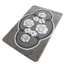 Коврик для ванной-коврики | коврик для ванной нескользящие Противоскользящие коврики J'Adore серый 60X100 см