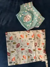 Wet-Dry-Bag Sigzagor Washable Two-Zippered Baby Waterproof 