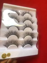 Pestañas postizas de visón 3D, maquillaje natural, extensión de pestañas largas, volumen cruzado, suaves, con alas, 5 pares