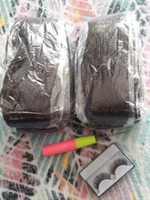 Zizi-trenzas con caja de ganchillo, mechones de cabello sintético, color morado, Negro, Rojo, rosa y rojo