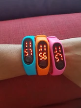 Reloj sencillo con anillo de mano para mujer, pulsera electrónica de moda deportiva Led, Reloj deportivo para hombre, envío directo, 2019