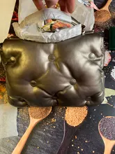 Bolso de algodón de plumas para mujer, bandolera cruzada, almohadilla de espacio, bolso grande de hombro