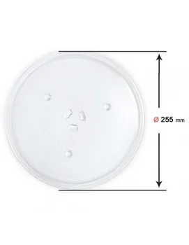 

Plato microondas Samsung LG 255mm (anclaje 13mm) GW73B-XEO DE74-00027A