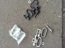 Sling Swivel Strap-Ring Hunting-Accessories Silver Quick-Detachable Metal White Steel