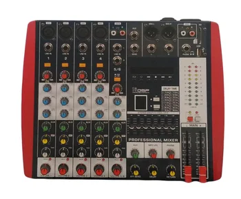 

Powered Mixer 2x200W with 16 DSP-M-6USB