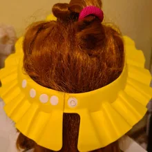 Gorro de baño seguro para bebés y niños, gorro de baño con protector para el pelo, gorra de champú elástica ajustable, 2017