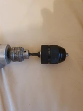 Portabrocas de 3 / 8-24UNF sin llave de 0,8-10 mm Adaptador de cambio rápido Portabrocas SDS-Plus Vástago hexagonal de 1/4 Martillo giratorio / Taladro de percusión de ajuste cuadrado