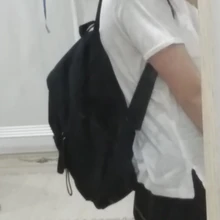 HOCODO-mochila escolar antirrobo para mujer, bolso de hombro para ordenador portátil de Color sólido para chicas adolescentes