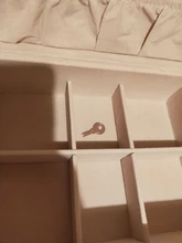 Caja de cuero para joyería de doble capa, caja de almacenamiento de ornamento para pendientes y pendientes, joyero grande multifunción, novedad