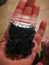 Pin de goma de PVC de colores para broche de joyería, 50 Uds.