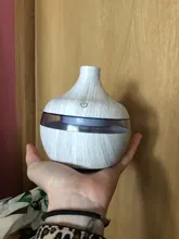 Humidificador de aire eléctrico de 300ML con USB, difusor de Aroma, niebla, aceite de grano de madera, aromaterapia, Mini, con 7 luces LED, para coche, casa y oficina