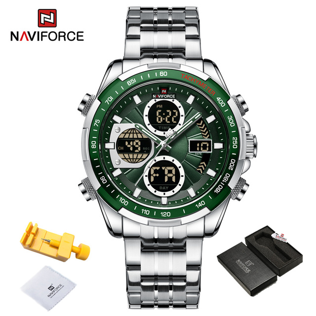 Top Brand Watches Mens Fashion Business Multifunction Waterproof Big Dial Day and Date Display Watch Relogio Masculino