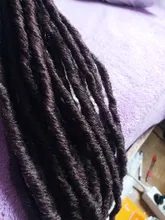 Extensiones de cabello trenzado de ganchillo sintético para mujer, X-TRESS de color marrón degradado, trenzas rastas de imitación suaves y rectas
