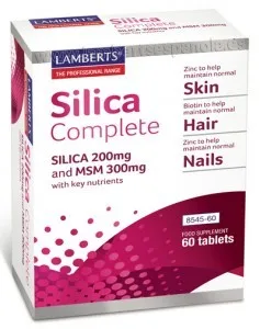 

SILICA COMPLETE SKIN HAIR UÃ 'AS) 60 COMP LAMBERTS
