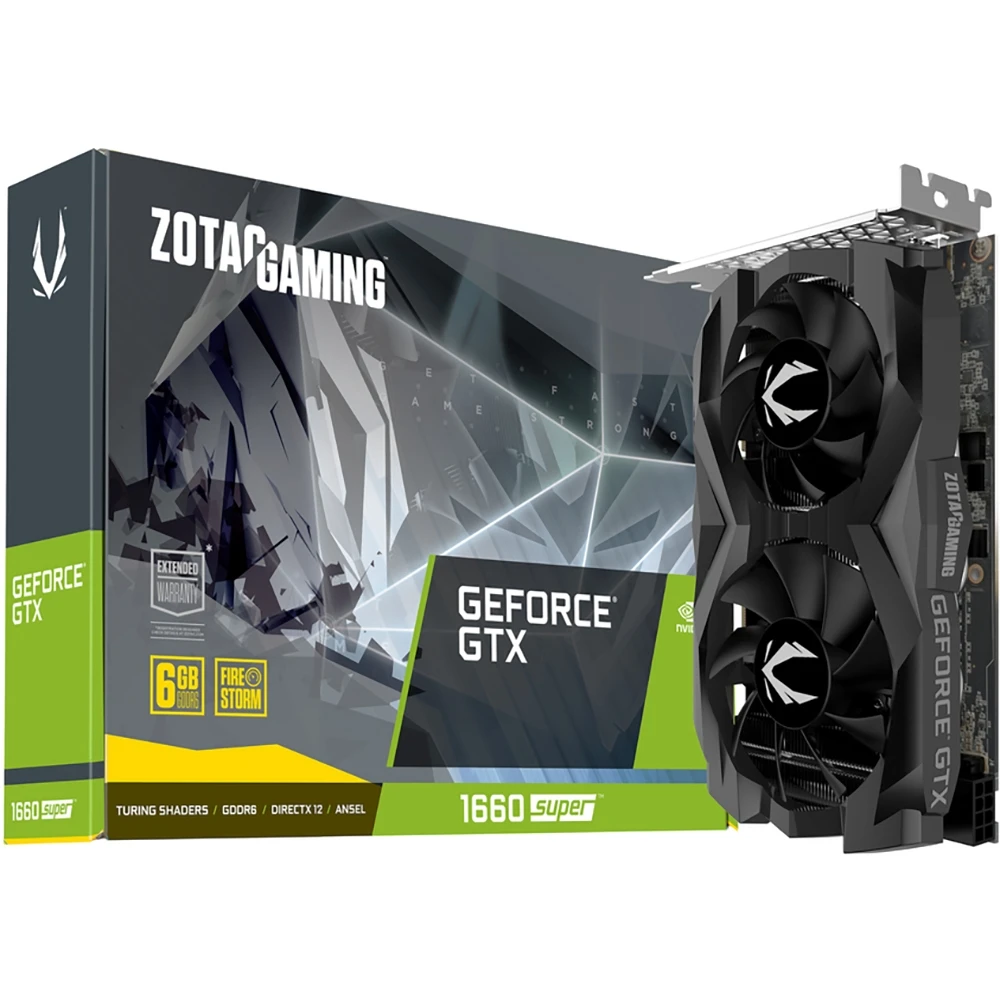 Видеокарта Zotac Gaming nVidia GeForce GTX 1660 Super 1785MHz 6144MB 14000MHz 192 bit RTL [ZT-T16620F-10L] | Компьютеры и