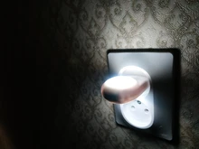 Light-Sensor Control-Light Wall-Lamp LED Eu/Us-Plug Kids Bedroom Baby Mini Built-In 