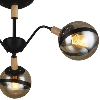 

Ceiling interior chandelier Sawyer in modern style, 60 W, e27, for 3 lamps