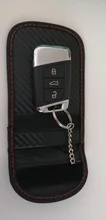 Caja bloqueadora de señal de llave de coche, Faraday Cage Fob Pouch, bolsa de bloqueo RFID sin llave