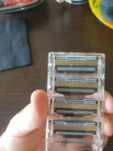 Cuchillas de afeitar para hombre, afeitado de cara, alta calidad, cuchillas afiladas estándar para Mache 3, 4 unids/lote