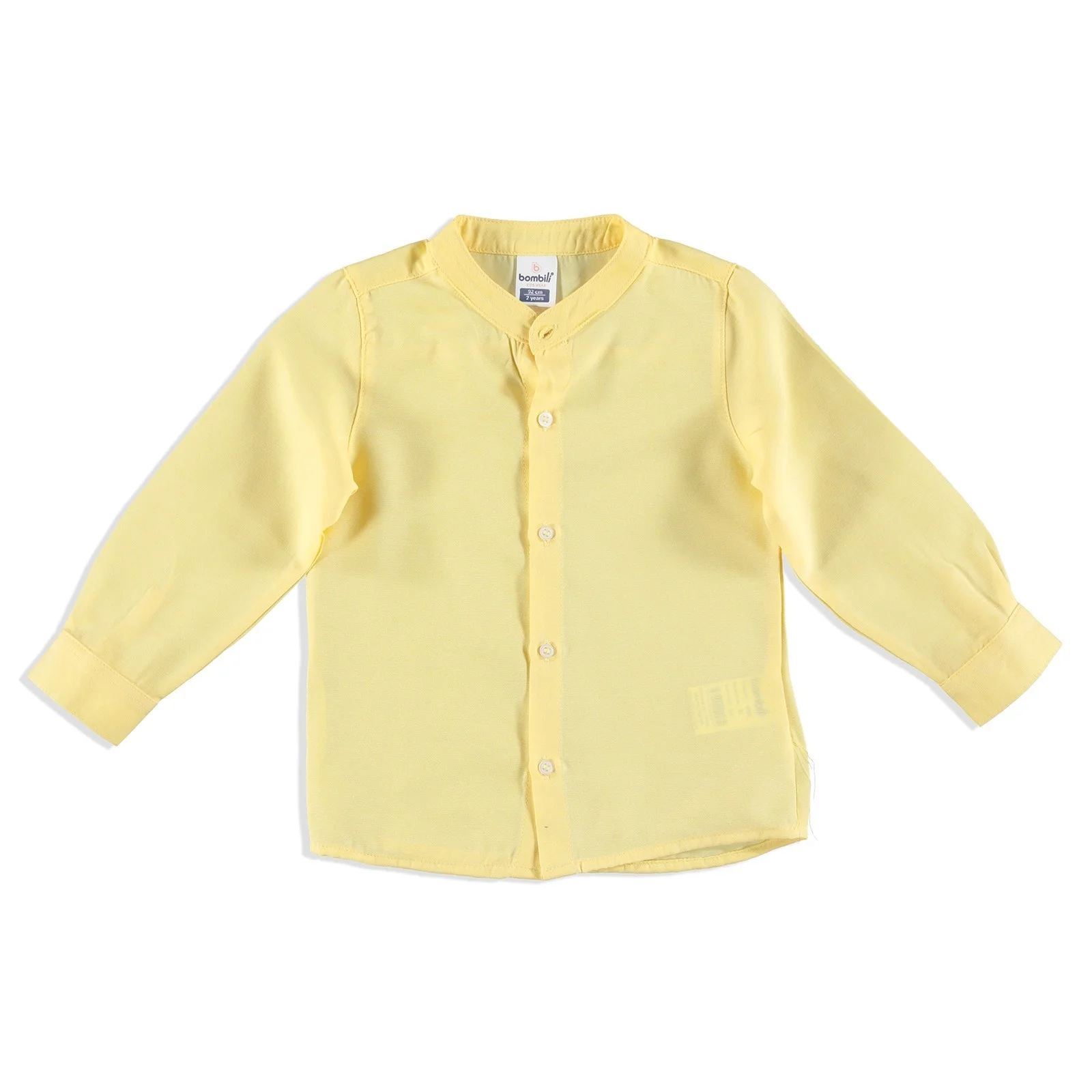 Ebebek Bombili/зимняя Базовая рубашка с воротником для маленьких мальчиков|Рубашки| |
