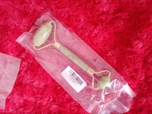 Rodillo masajeador Facial de piedra de Jade, masajeador Natural para cara, ojo, cuello, Guasha raspador, herramientas adelgazantes de belleza