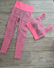 Pants Legging Fitness-Suits Yoga-Sets Gym-Wear Sports-Bras Running-Clothing Seamless
