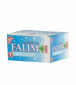 

Turkey gum No. 1 Falım Gum Işıl Mint Single carbonated 100 Pcs