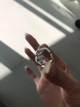 Foxanry-anillos de fiesta de Plata de Ley 925, cadena Simple hueca, Cruz, geométrica, diseño creativo hecho a mano, regalos de joyería para novia