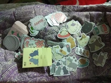 45 unids/caja varios pegatinas lindo Kawaii planificador diario, álbum de recortes diario pegatinas de papel de papelería