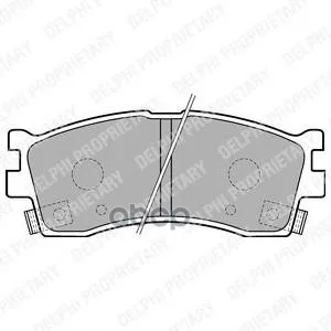 Колодки Передние Kia Rio, Shuma Ii Lp1702 Delphi арт. LP1702