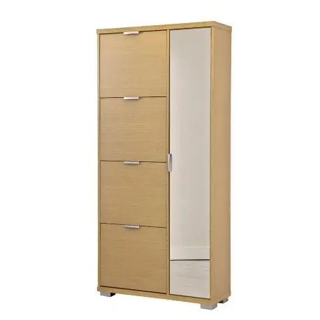 Shoe cabinet wooden 4 doors with a test from dust Storage font b closet b font