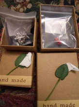 Lotus Fun-pendientes de plata de primera ley con forma de flor para mujer, aretes pequeños, plata esterlina 925 Plata de Ley auténtica, oro de 18 quilates, 18K, diseño fino, hecho a mano