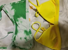 Bikini unicolor de 9 colores para mujer, traje de baño Push Up de cintura baja con cuello Halter de dos piezas, ropa de baño para mujer 2021
