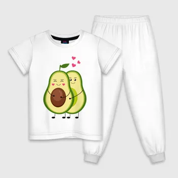 

Children's pajamas cotton lovers vegans avocado