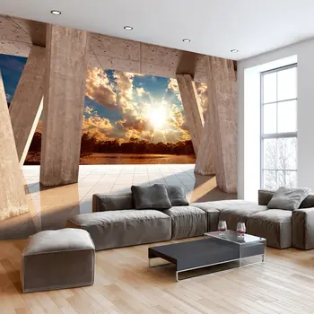 

Wall mural-Sunny prom-200x140 cm
