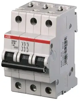 

Three pole circuit breaker 16A ABB s2002cds283001r0164 (25 ka, C)