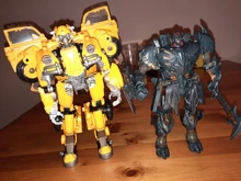 BMB-figura de acción de Transformers 5 para niños, 21CM, coche Robot en miniatura, deformación, juguetes, regalo, H6001-3