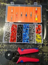 Wire-Terminal Crimp-Connector Uninsulated-Wire-End-Ferrules--M25 1200pcs/Box