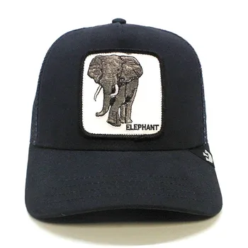 

Goorin Bros ELEPHANT animal patch navy trucker cap unisex, caps for men, animals cap, animals caps, men cap, hat, baseball cap