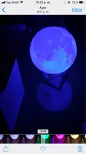 Moon-Lamp Globe Night-Light Bedroom 3d-Print Home-Decor Children Gift Creative Galaxy