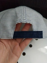 Gorro para bebé de oso de dibujos animados, gorra de béisbol algodón rayado ajustable para primavera y verano, Linda gorra de béisbol, sombrero para el sol para niños, gorros de bebé niño niña con orejas