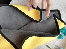 850GSM 30/40/60CM súper grueso Toalla de microfibra lavado paño de limpieza de microfibra coche pintura cuidado toalla absorbente coche limpiar