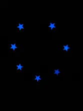 2019 nueva moda luminosa playa vientos azul estrella pentagonal borla tobillera cadena tobilleras para mujer Sandalias pies descalzos 4g