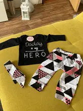 Newborn Suits Pants Long-Sleeve Baby-Girl Letter-Print Infant And Black Headband Geometry