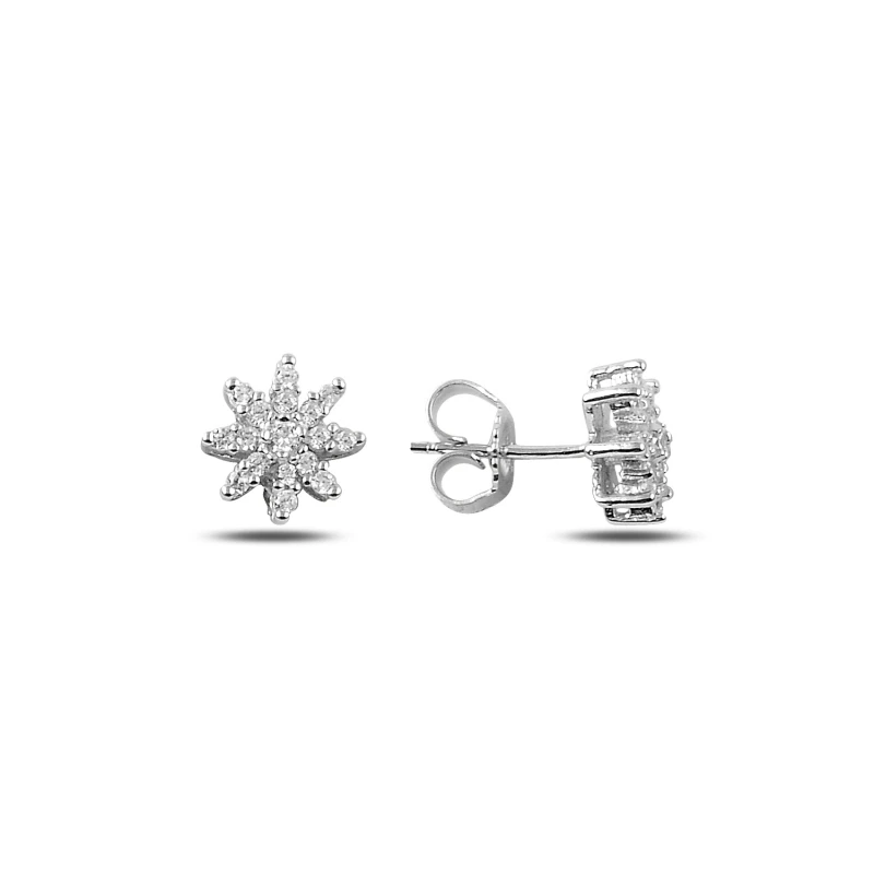 

Silver 925 Sterling Zircon Stone Earrings