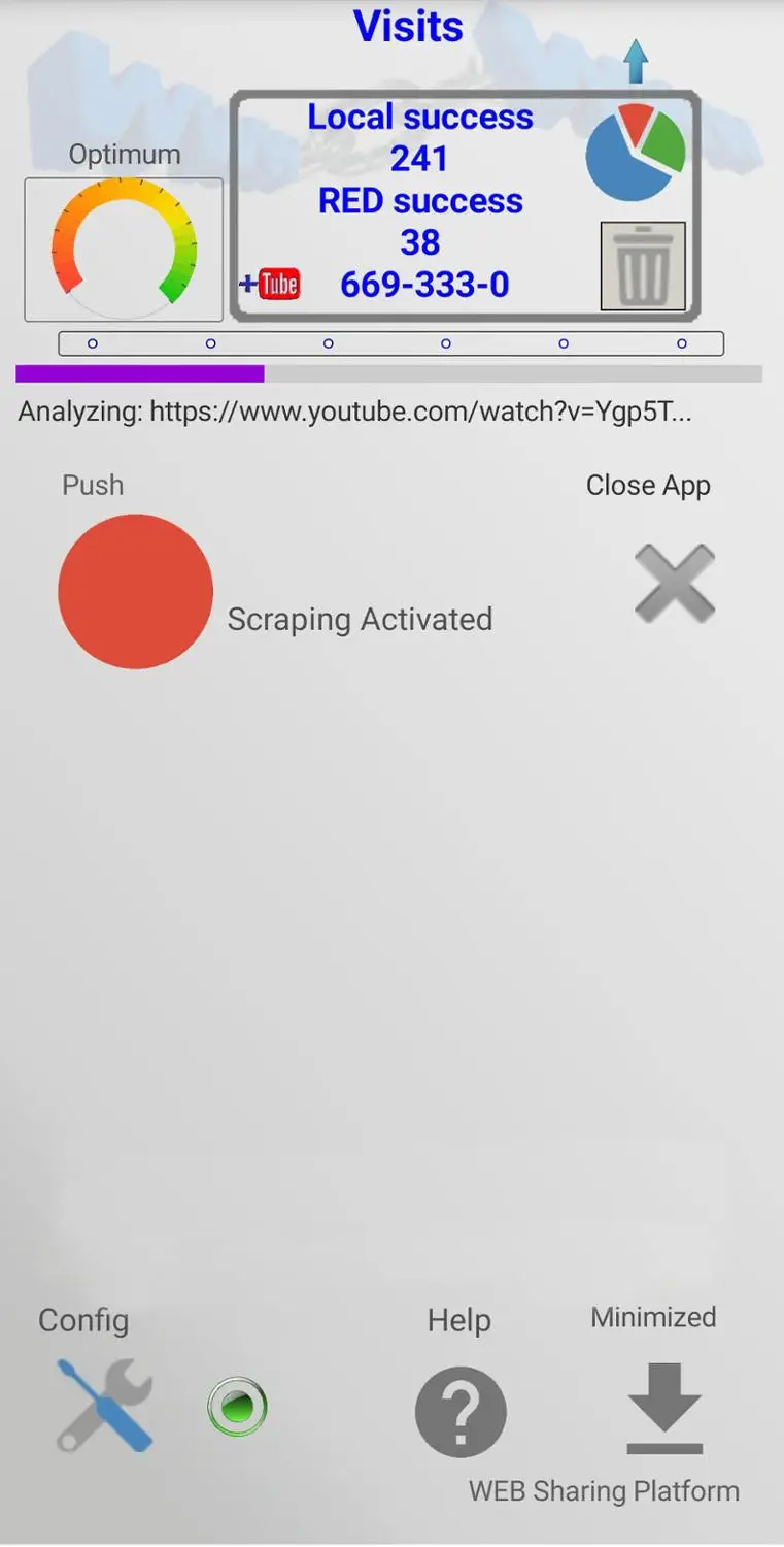 Generator of WEB visits, YouTube visits, for influencers or webmasters. Increase your SEO positioning afbeelding