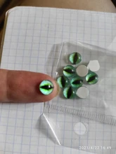 Cabujones de ojos de cristal redondos, cúpula redonda de 6MM-30MM, Ojo de Dragón, Gato Dragón, juguete de ojo, accesorio de joyería para manualidades, camafeo de ojo de pupila mixto